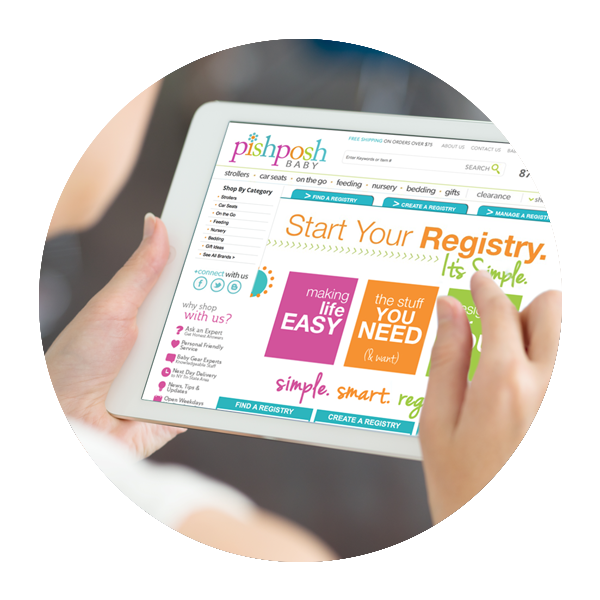 PishPoshBaby.com Gift Registry by eGifter
