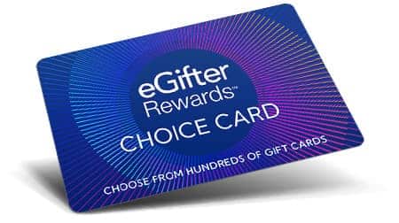 eGifter Rewards Choice Card