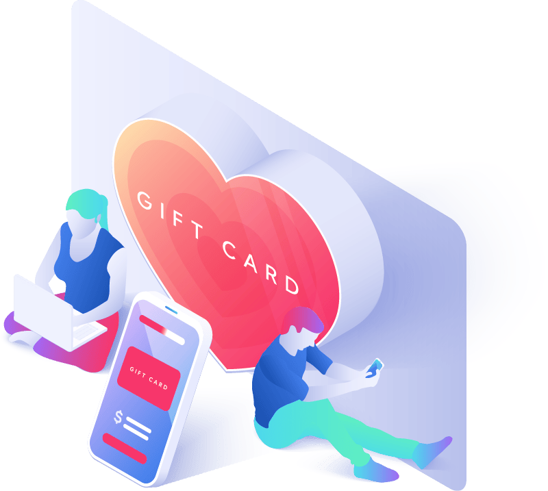 Users chipping in for a group gift on their devices.