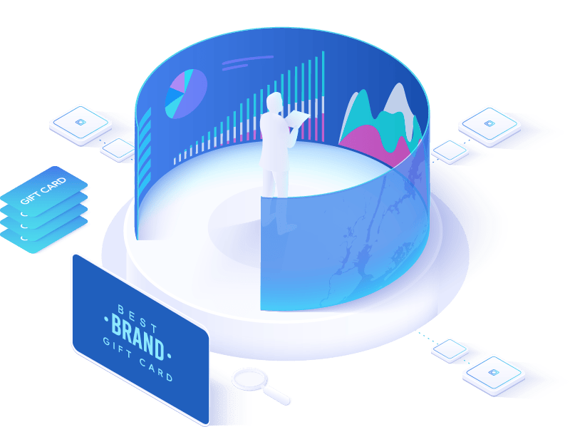 An illustration of a circular dashboard.