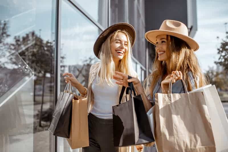 Gift Card Promotions Two women shopping.