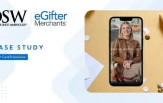 DSW gift card promotion case study featuring influencer marketing campaign support from eGifter Merchants